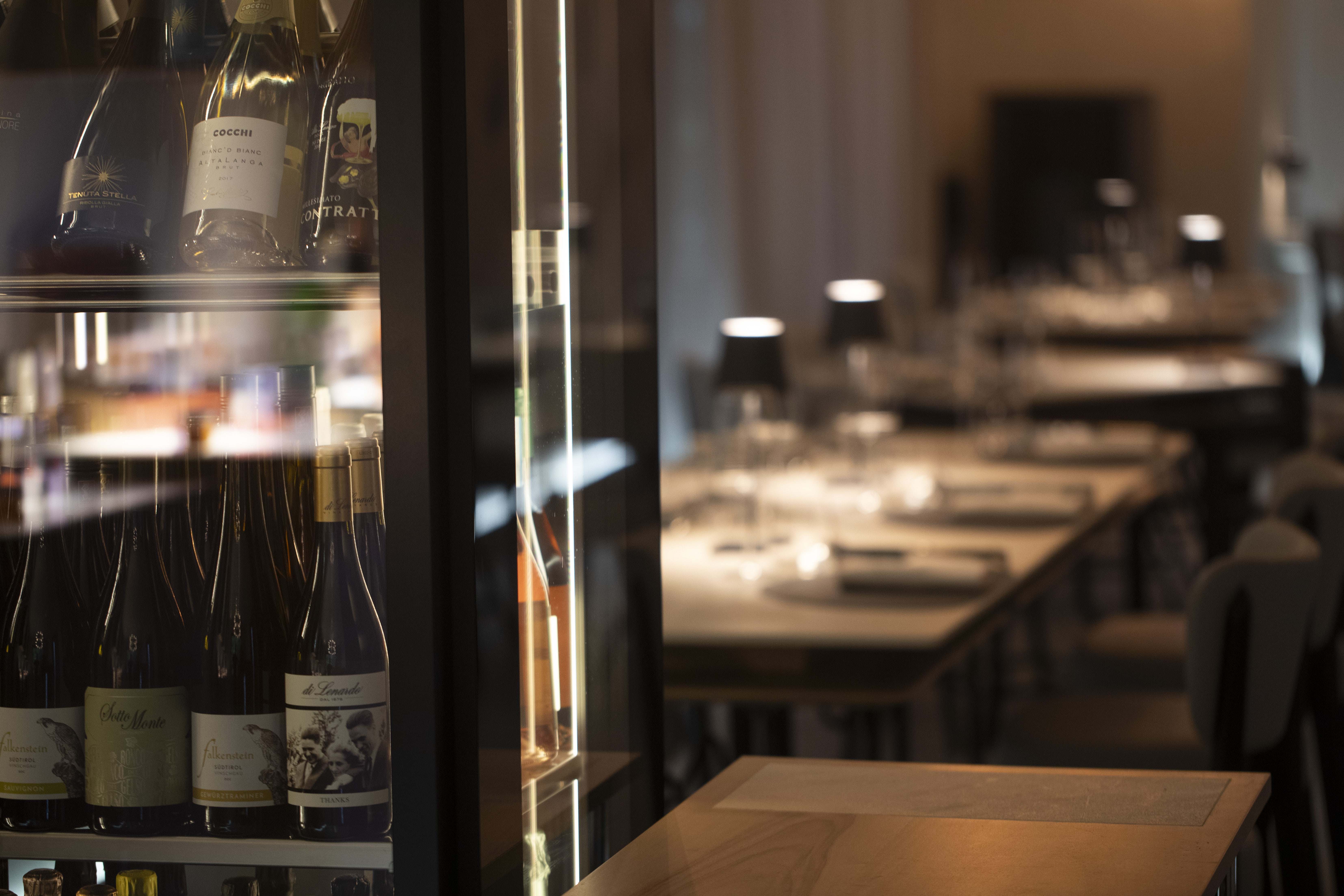 Completed dining room at Marconi Restaurant