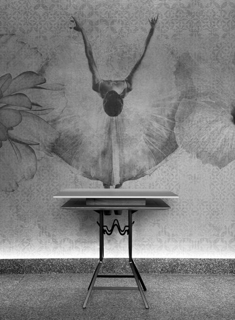Tavolo di design in un interno